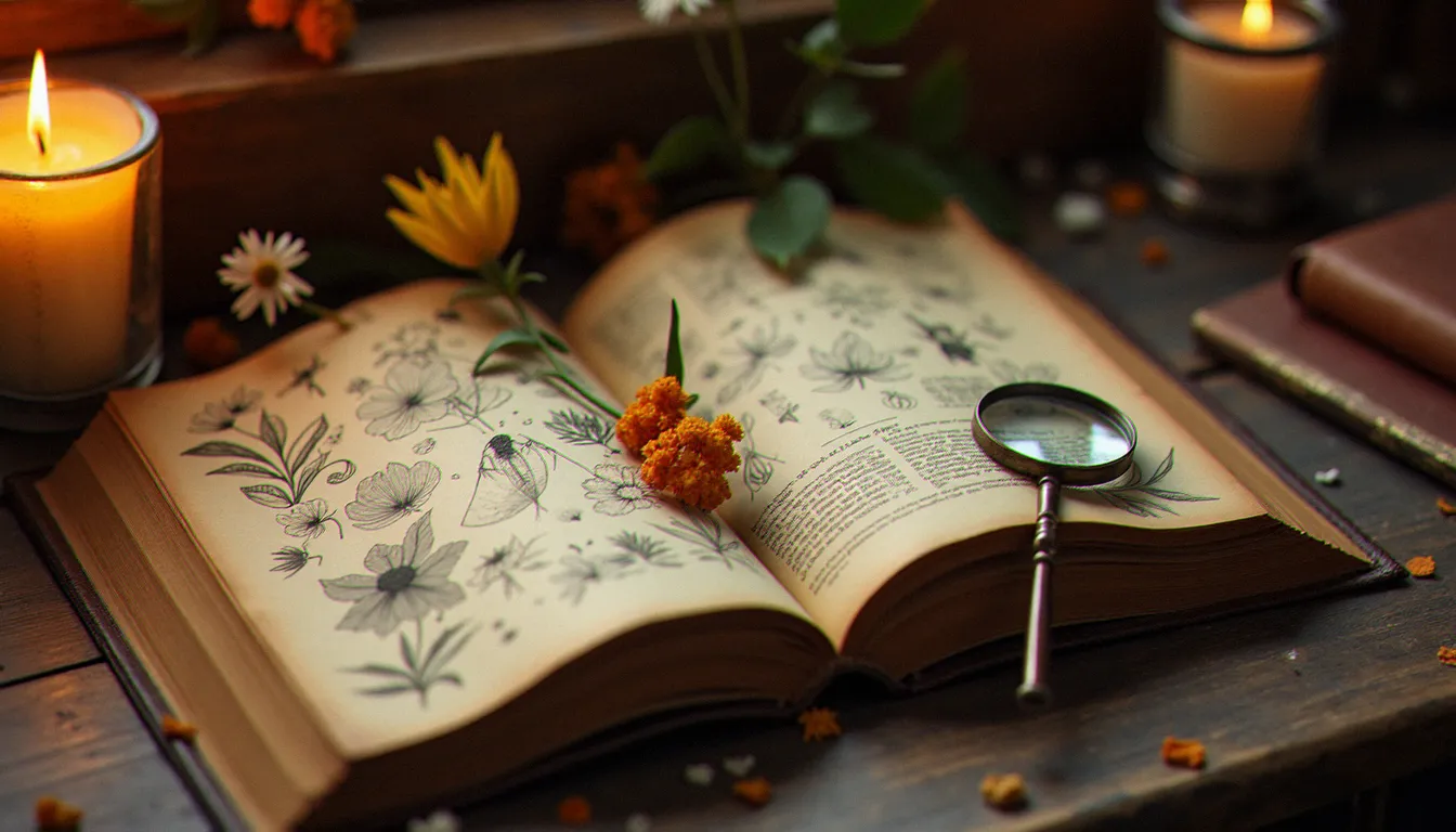 Bureau de naturaliste du XIXe siècle avec carnets de terrain illustrés à la main, représentant les observations scientifiques qui ont précédé la formalisation de la notion d'écologie moderne