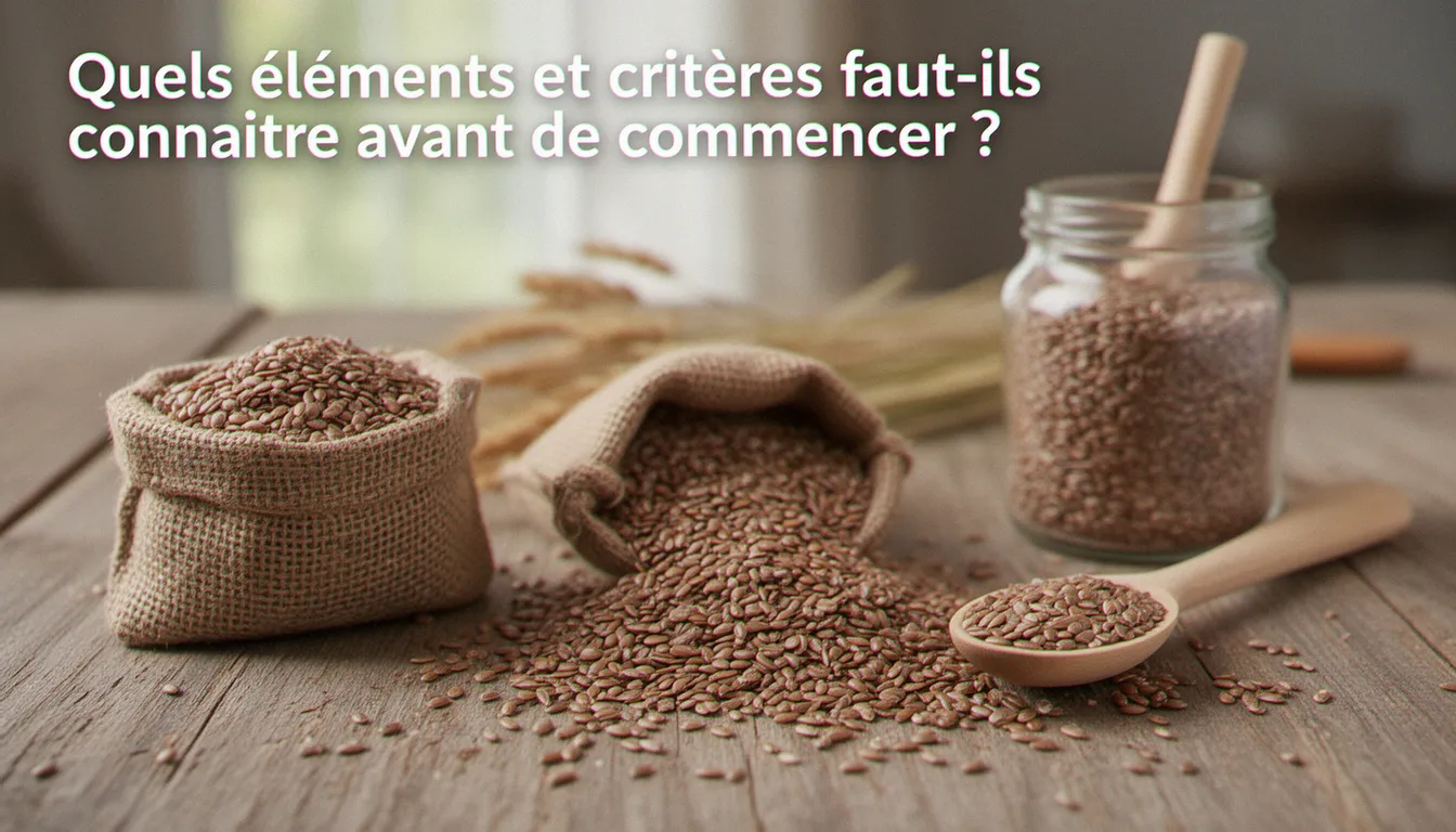 Quels éléments et critères faut-il connaître avant de commencer ? — comment consommer la graine de lin